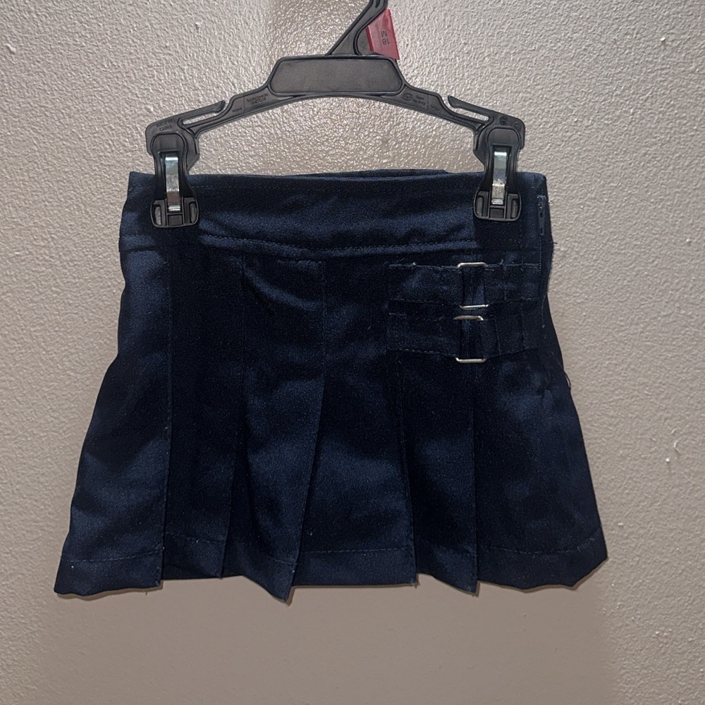 Navy Pleated Kids Skirt school uniform